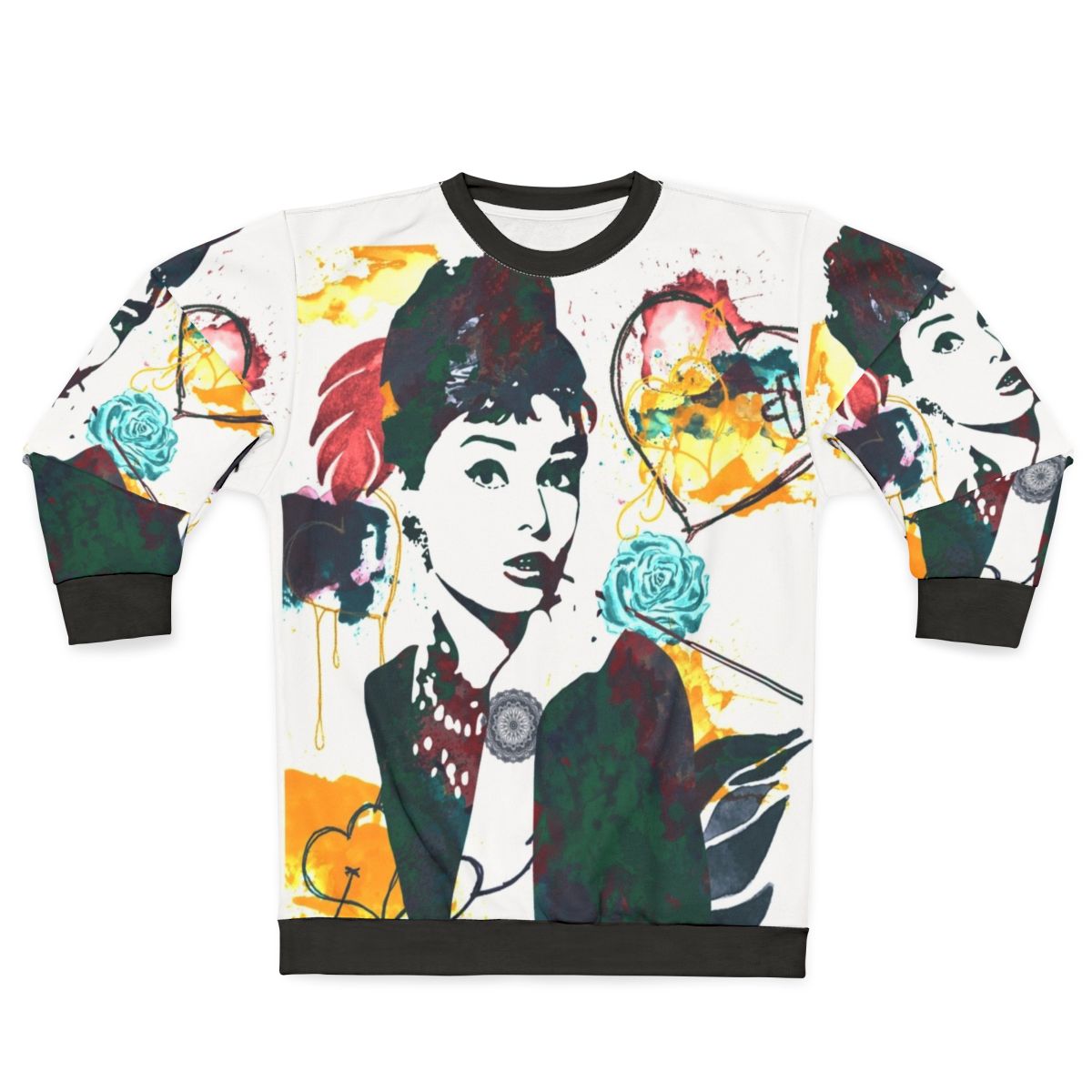 Audrey Hepburn Classic Hollywood Vintage Sweatshirt