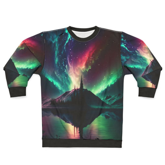 Aurora Borealis Landscape Sweatshirt