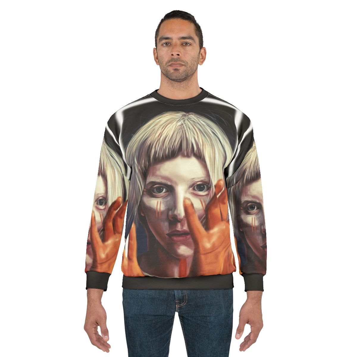 Aurora Different Human Sweatshirt featuring music artist Aurora Aksnes
