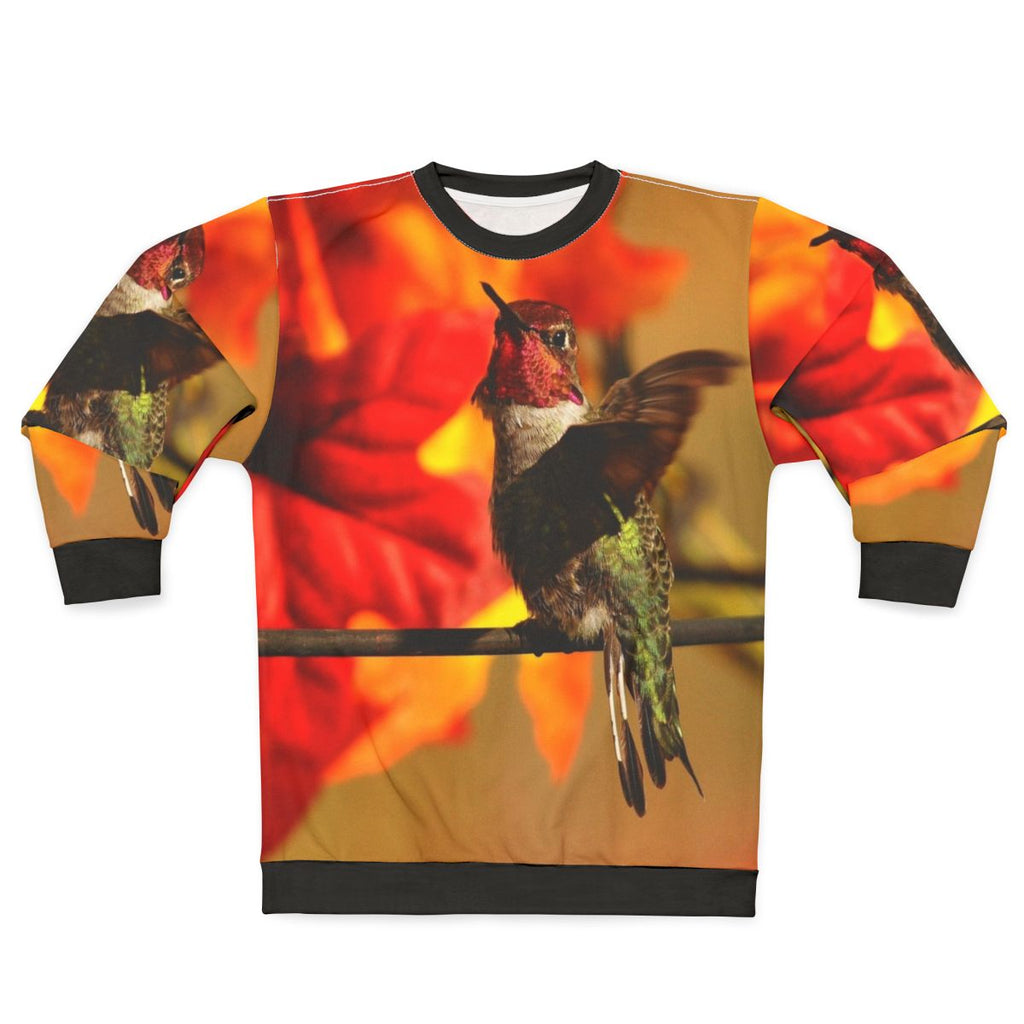 Autumn hummingbird sweatshirt