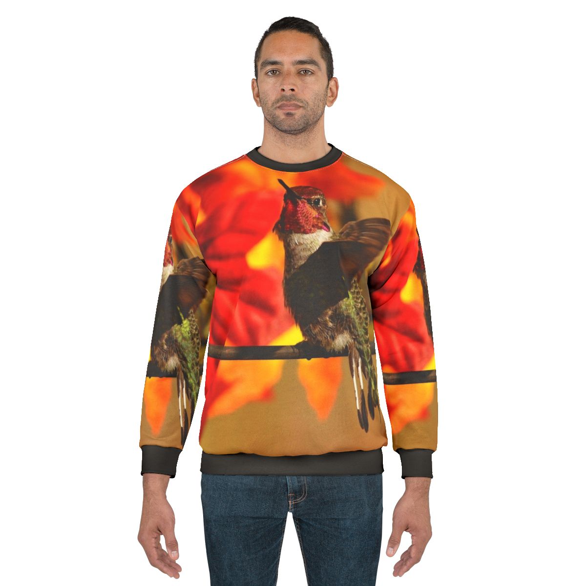 Autumn hummingbird sweatshirt