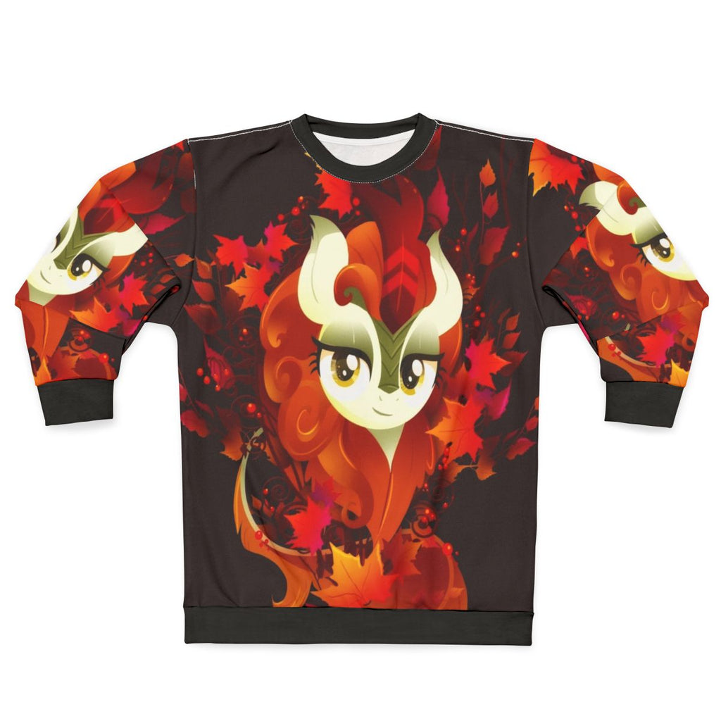 Autumn Blaze Sweatshirt with Kirin and Pony Design