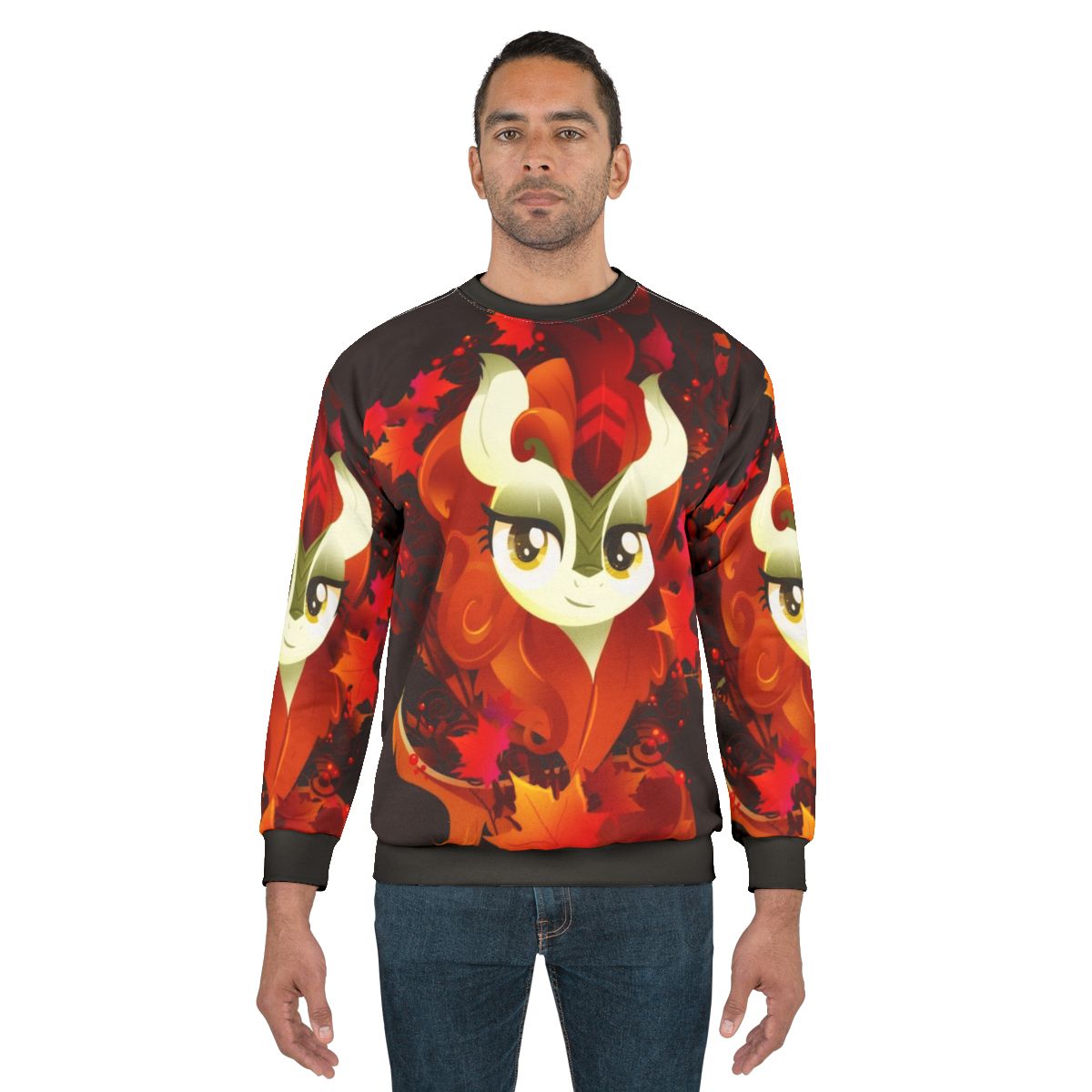 Autumn Blaze Sweatshirt with Kirin and Pony Design