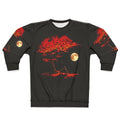Autumn moon sweatshirt with spaceman design