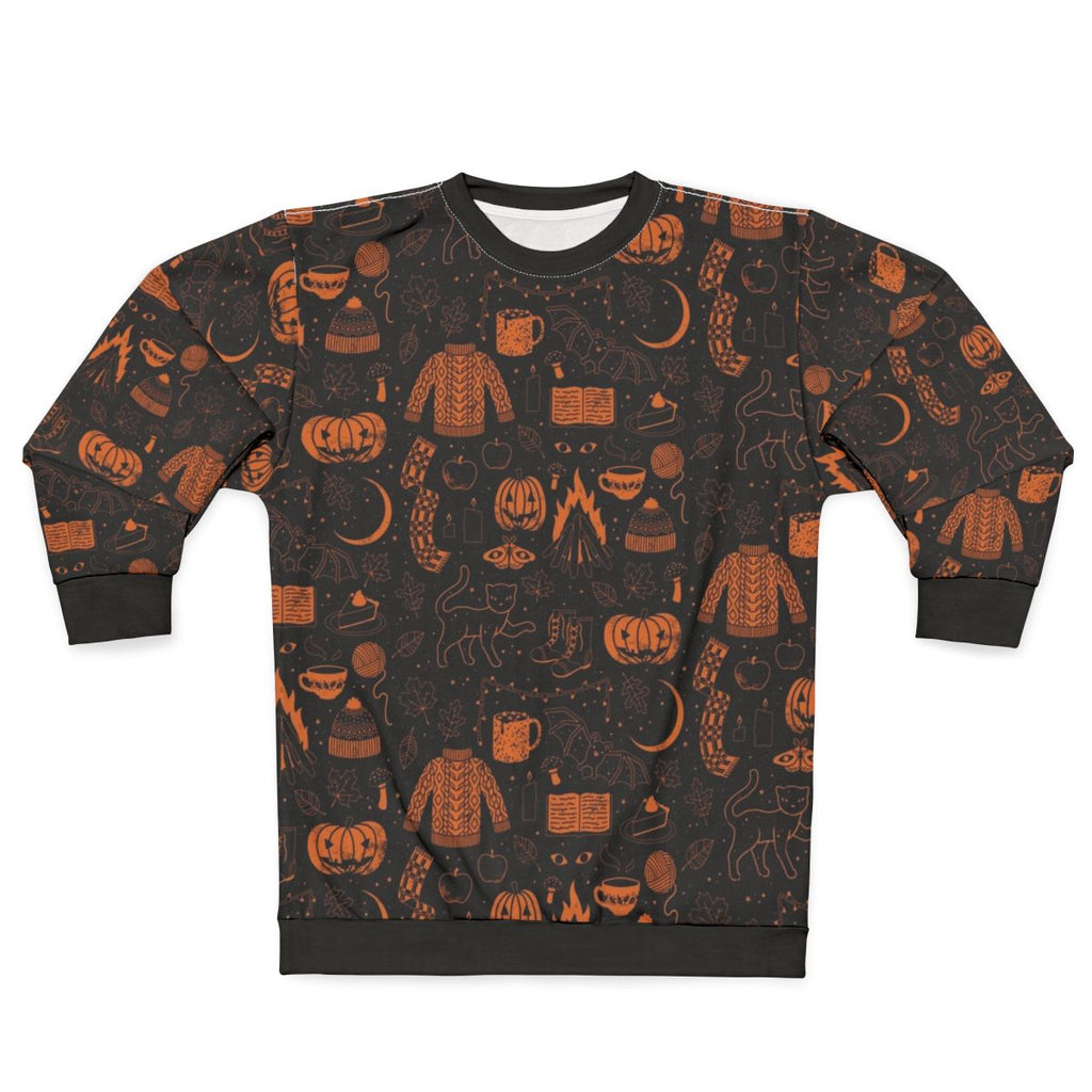 Autumn Nights Halloween Sweatshirt - Cozy Witchy Fall Fashion