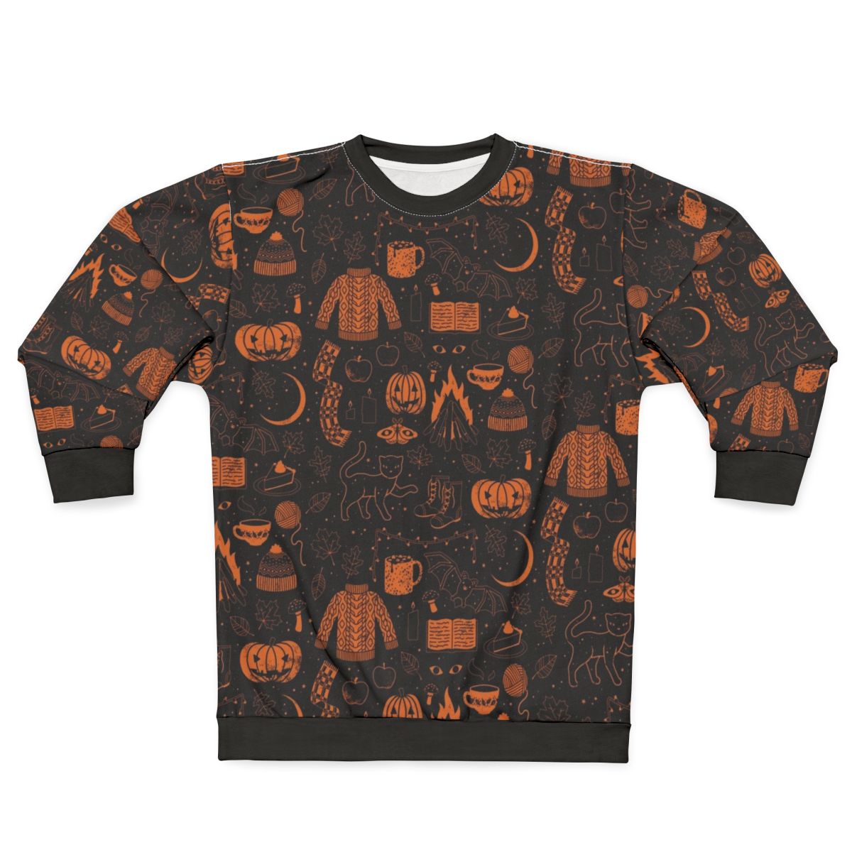 Autumn Nights Halloween Sweatshirt - Cozy Witchy Fall Fashion