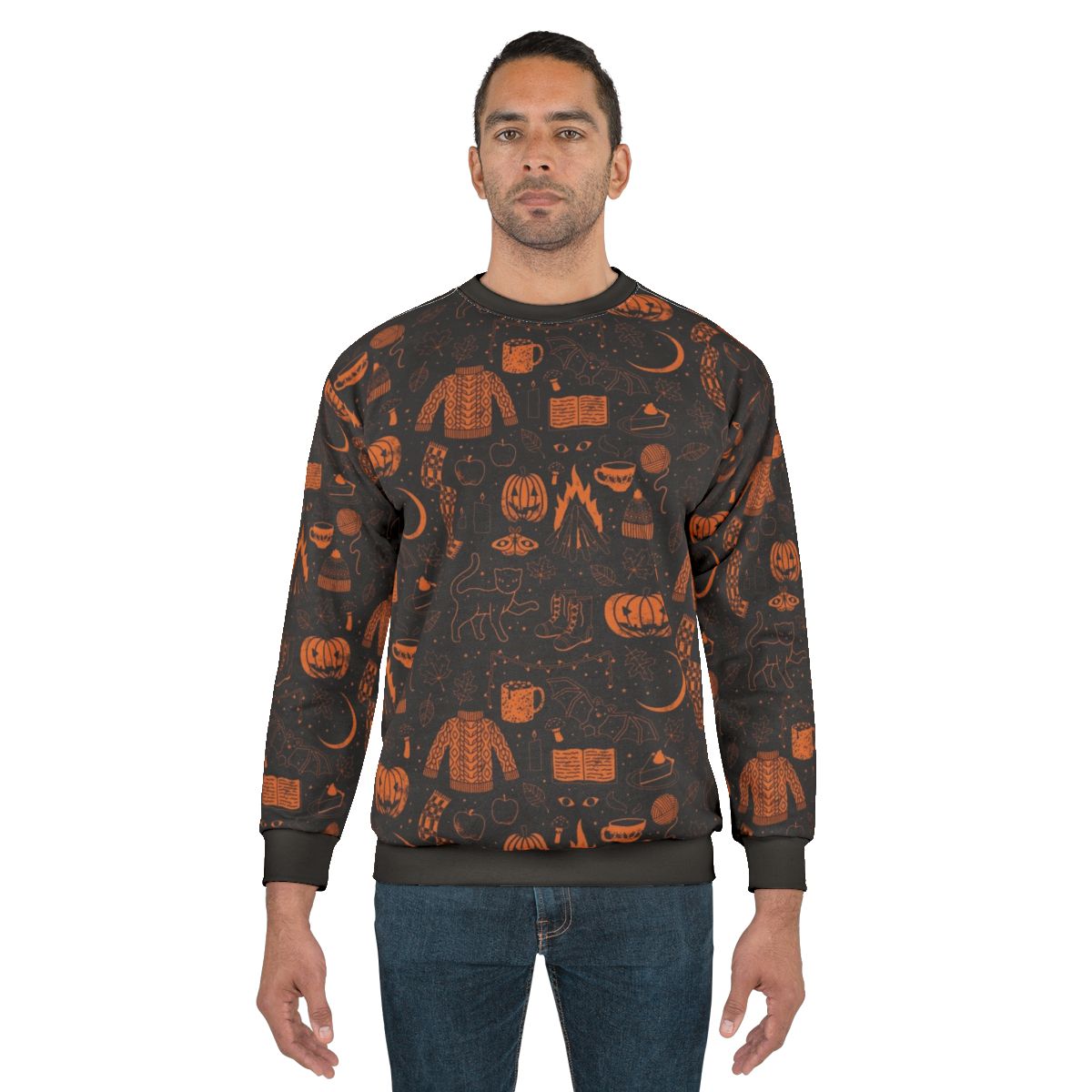 Autumn Nights Halloween Sweatshirt - Cozy Witchy Fall Fashion