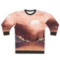 Autumn Reflection Sweatshirt featuring nature landscape and water reflection design