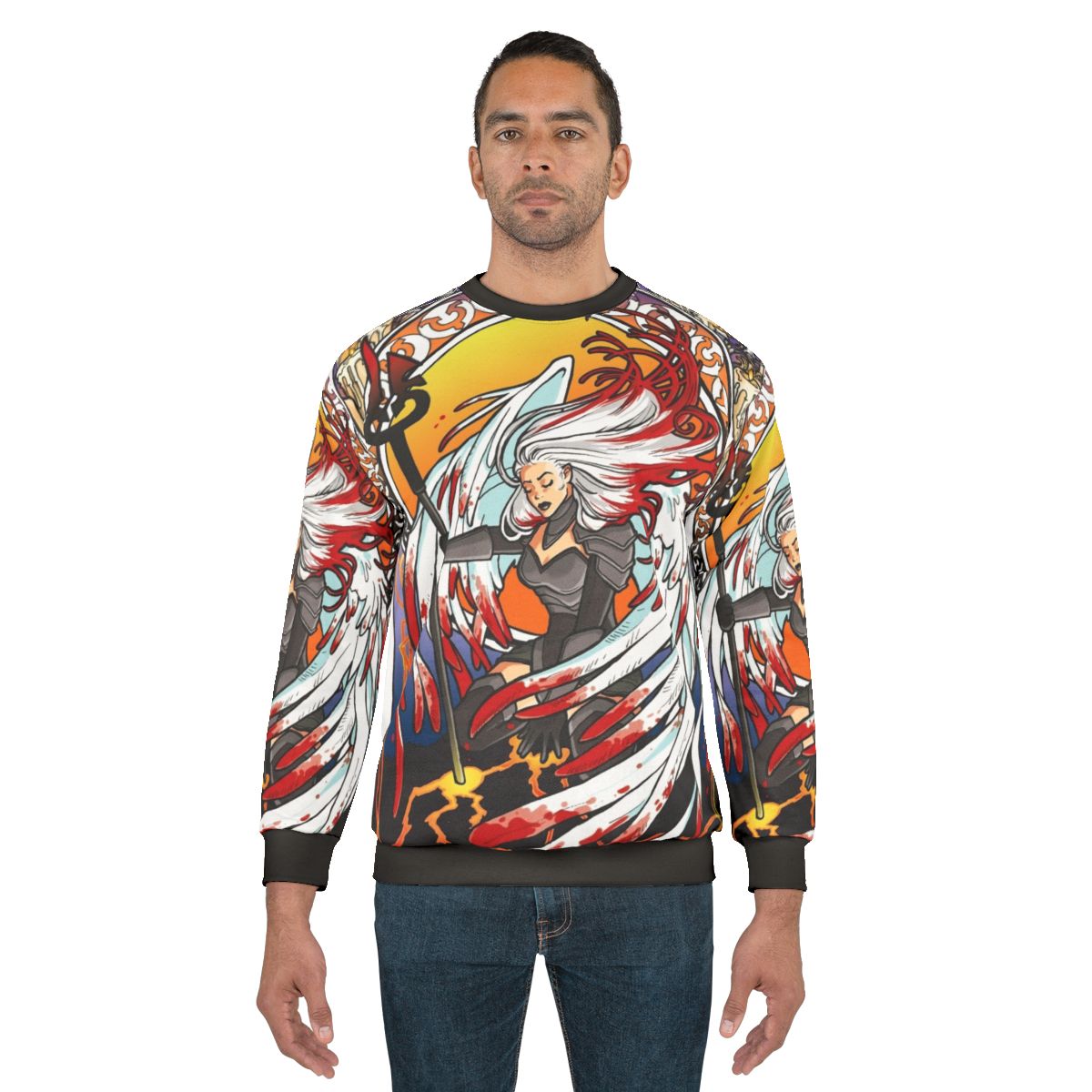Avacyn The Purifier Magic the Gathering Fantasy Sweatshirt