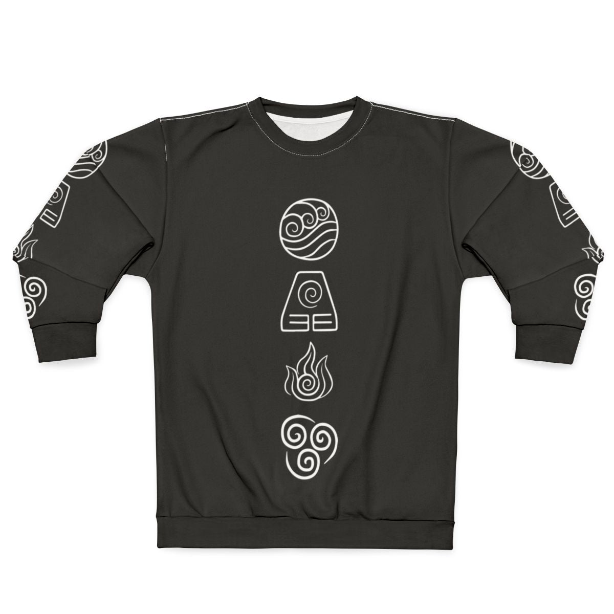 Avatar The Last Airbender and The Legend of Korra Elemental Benders Sweatshirt