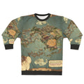 Avatar The Last Airbender Map Sweatshirt featuring Aang, Katara, Sokka, and Toph