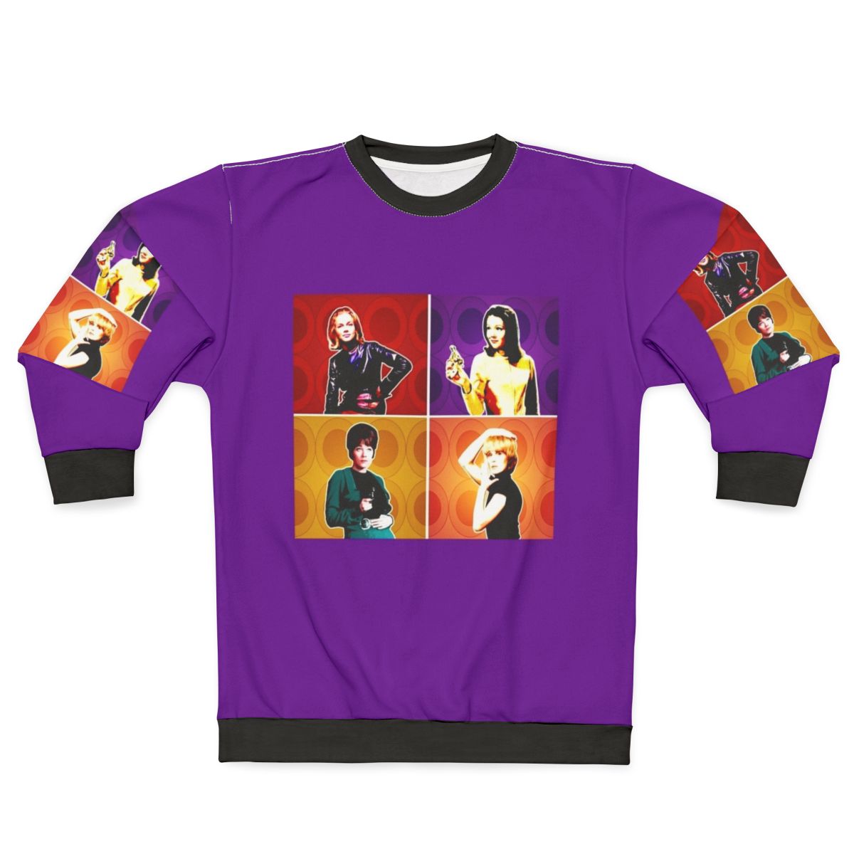 Avenging Angels Retro Sweatshirt - Empowering 1960s TV Series