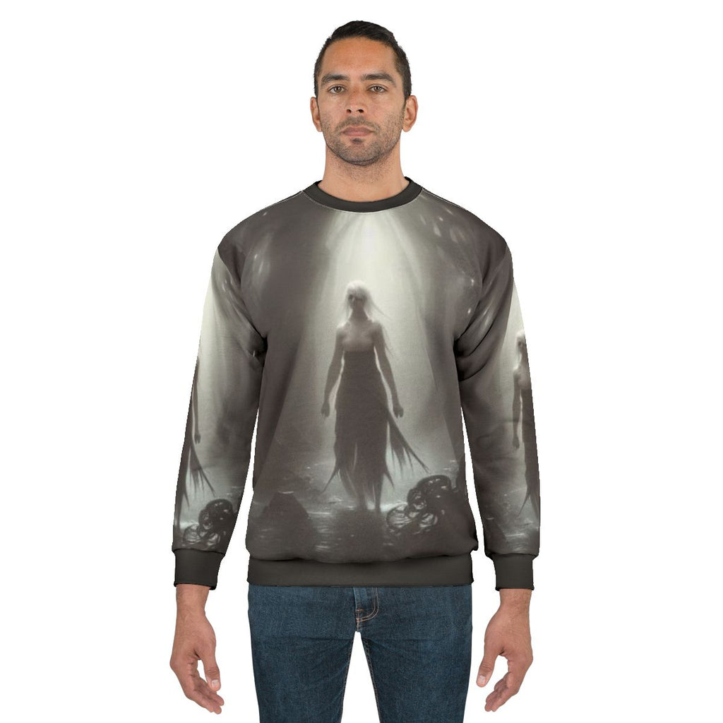 Awakening From Eternal Night Dark Fantasy Sweatshirt