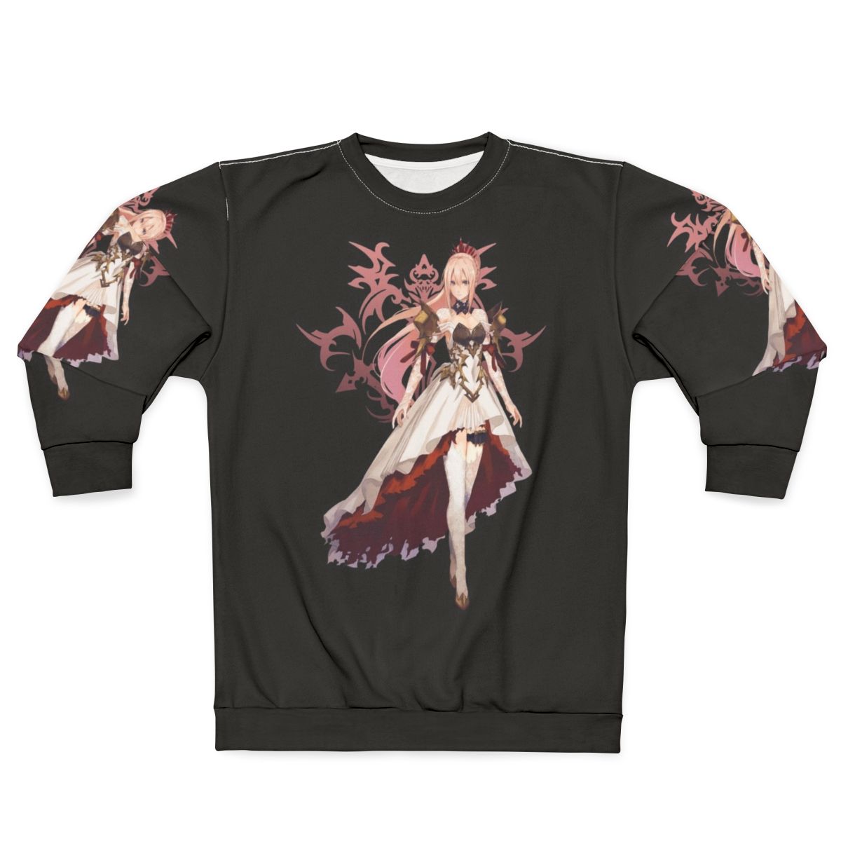 Tales of Arise gaming sweatshirt with Shionne character art