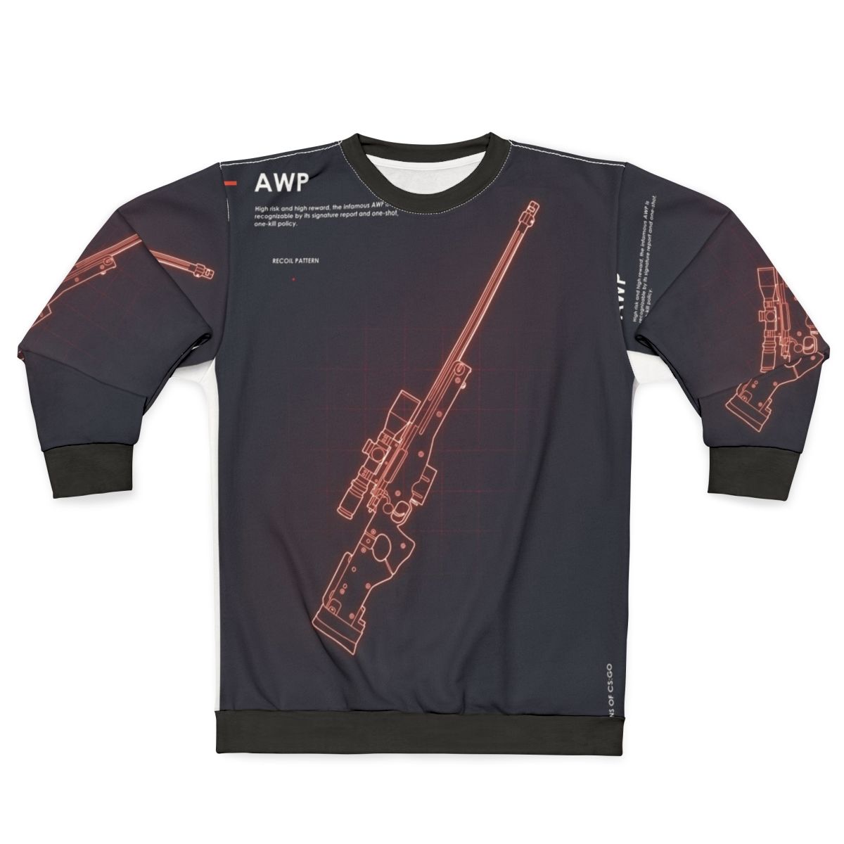 CS:GO AWP Sniper Gear Sweatshirt