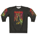 Ayla The Monster Slayer Jumping Into Battle Sweatshirt