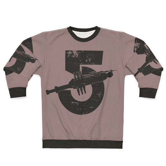 Babylon 5 Vintage Black Sci-Fi Sweatshirt