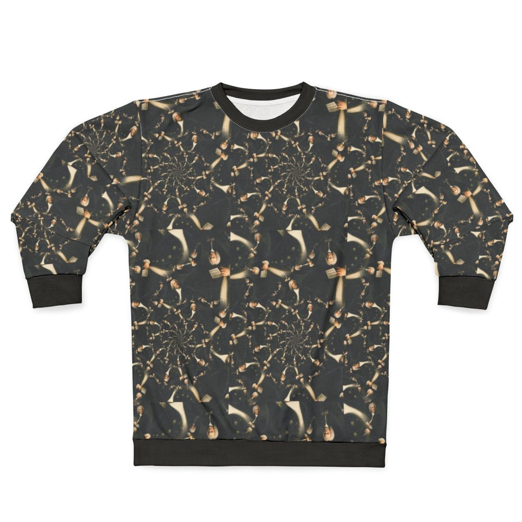 Bach Illusion Sweatshirt featuring classical composer Johann Sebastian Bach