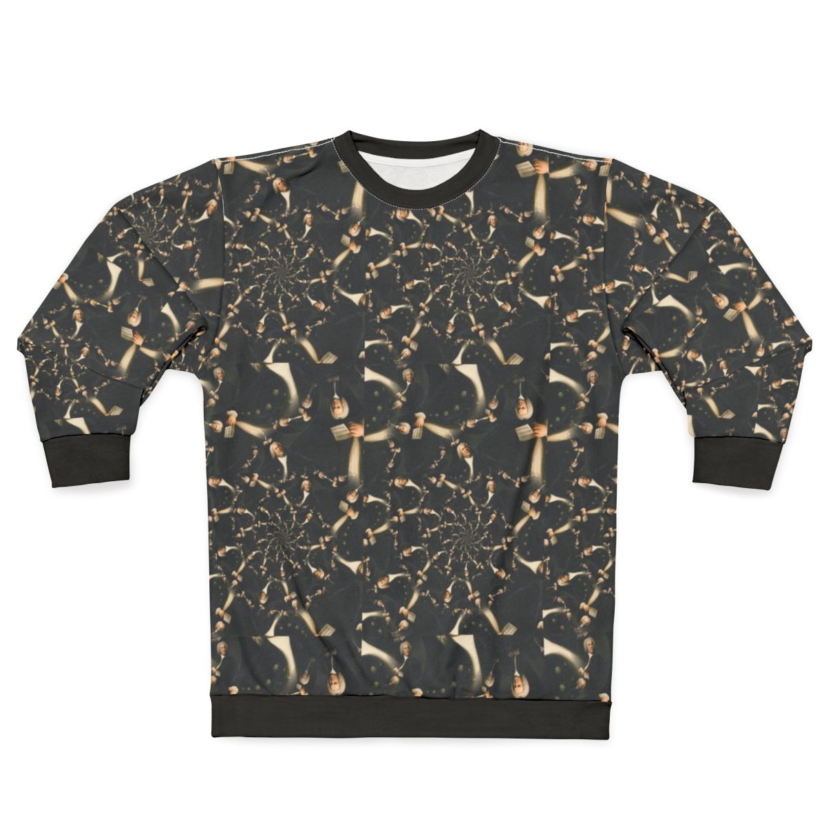 Bach Illusion Sweatshirt featuring classical composer Johann Sebastian Bach