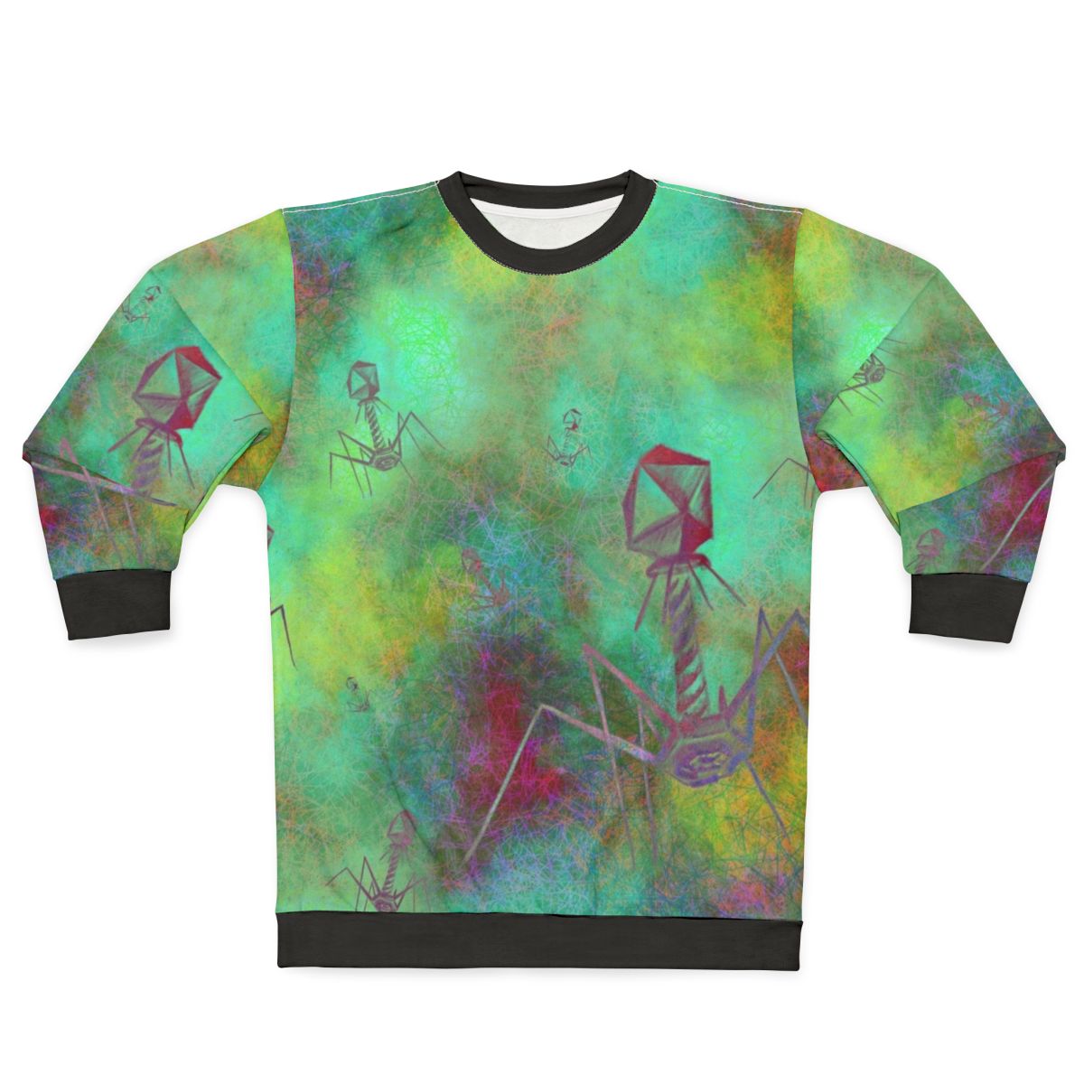 Bacteriophage Invasion Science Sweatshirt