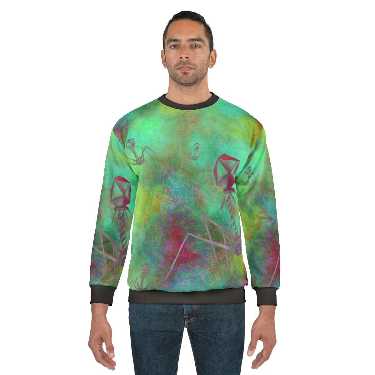 Bacteriophage Invasion Science Sweatshirt