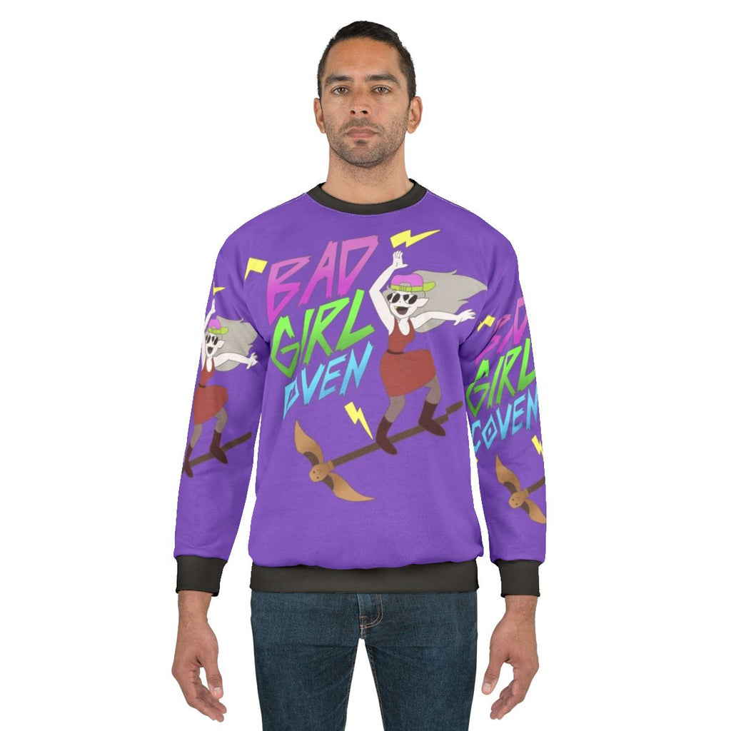 The Owl House Eda the Owl Lady Purple Sweatshirt