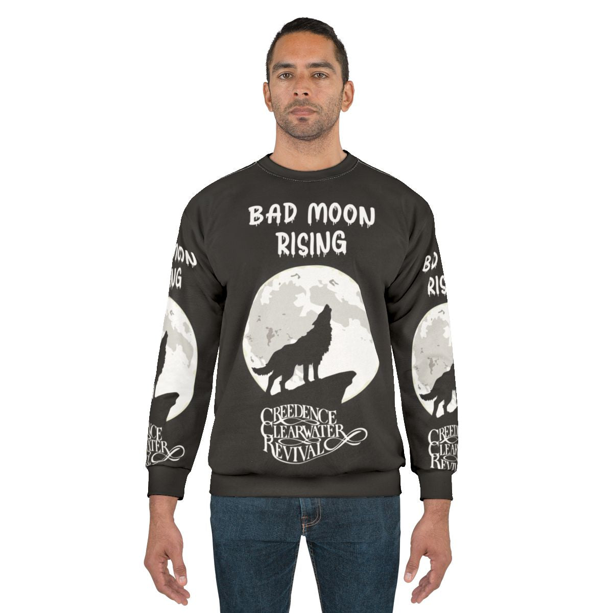 Creedence Clearwater Revival "Bad Moon Rising" 60s Rock Sweatshirt