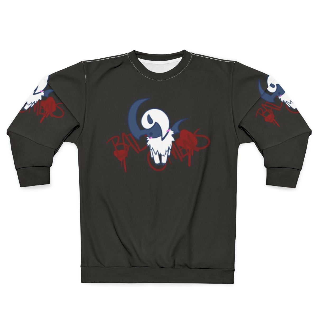 Bad Omens V-Neck Castlevania Sweatshirt with Alucard Inspired Design