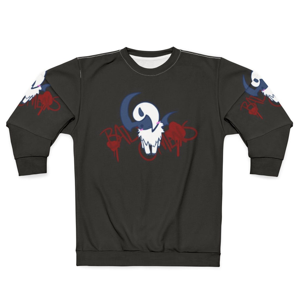 Bad Omens V-Neck Castlevania Sweatshirt with Alucard Inspired Design