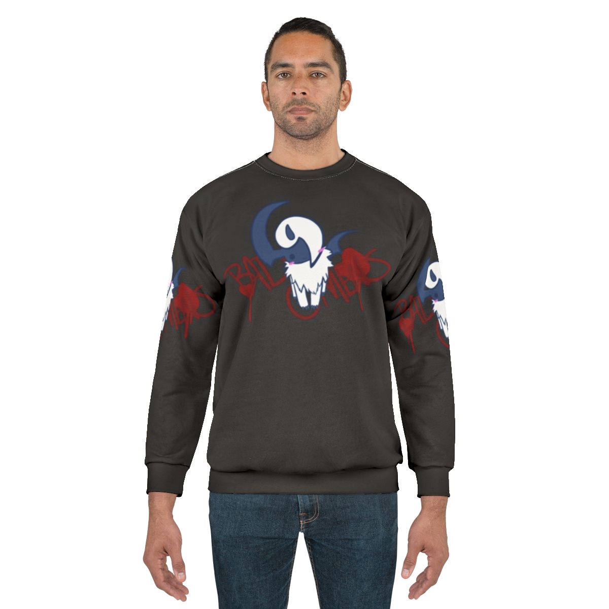 Bad Omens V-Neck Castlevania Sweatshirt with Alucard Inspired Design