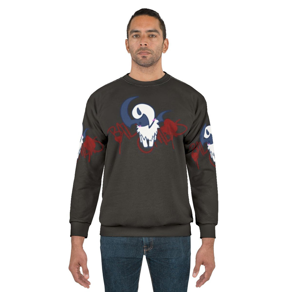 Bad Omens V-Neck Castlevania Sweatshirt with Alucard Inspired Design