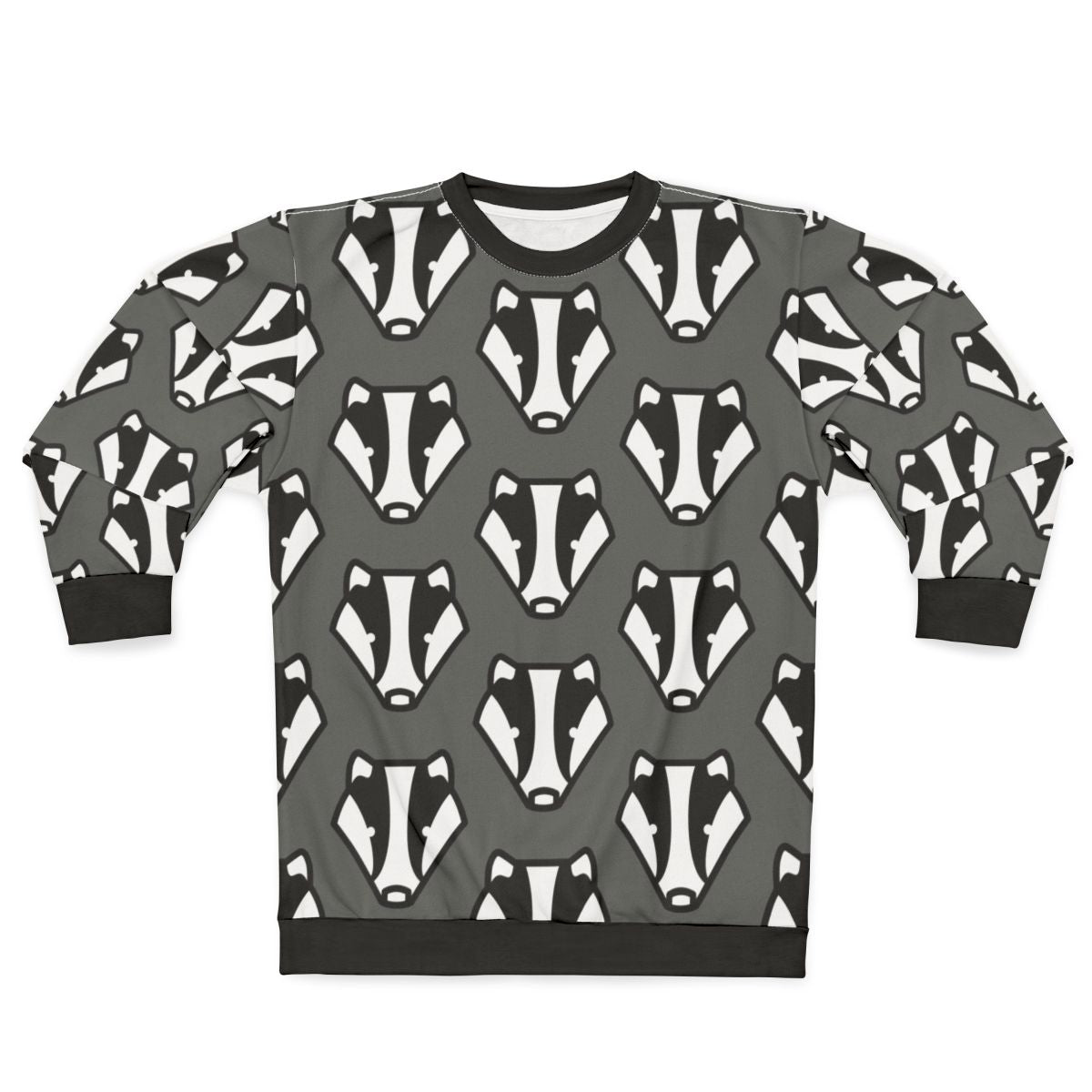 Badger Sweatshirt with Grey and Black Design