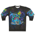 Bag of Tricks Redux Sweatshirt featuring animal, tribal, and celestial designs