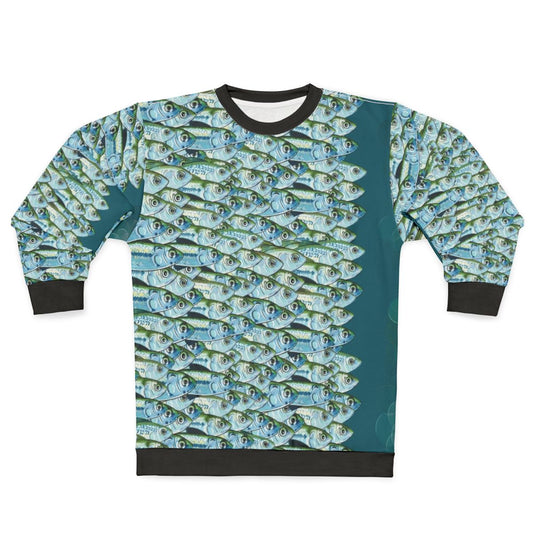 Fisherman's Bait Fish Green Backs Sweatshirt