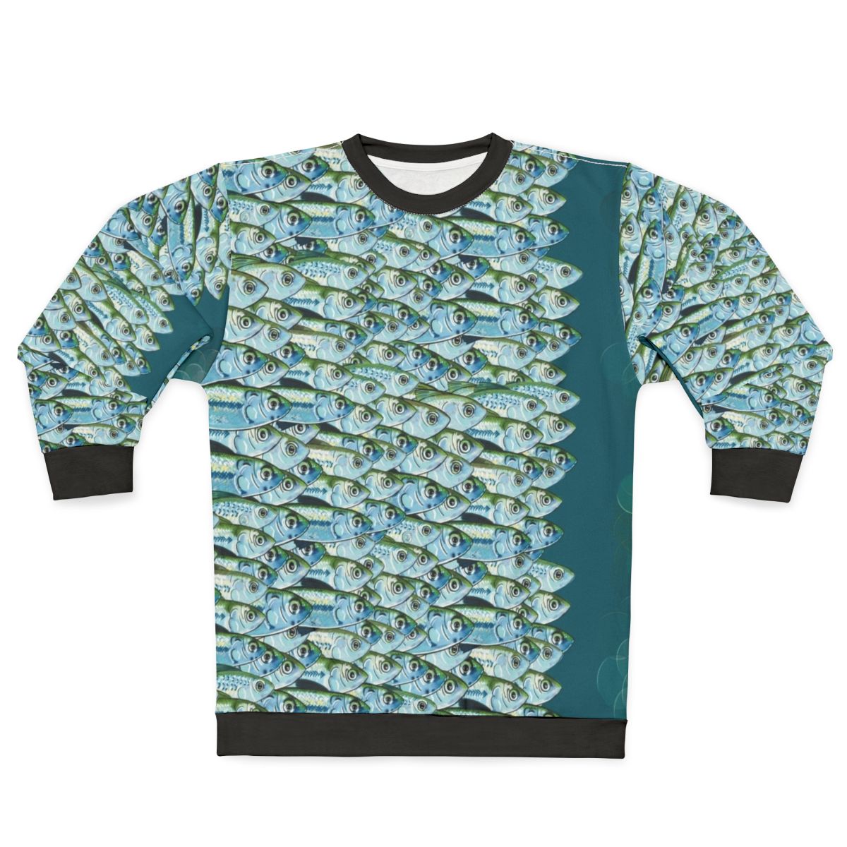 Fisherman's Bait Fish Green Backs Sweatshirt