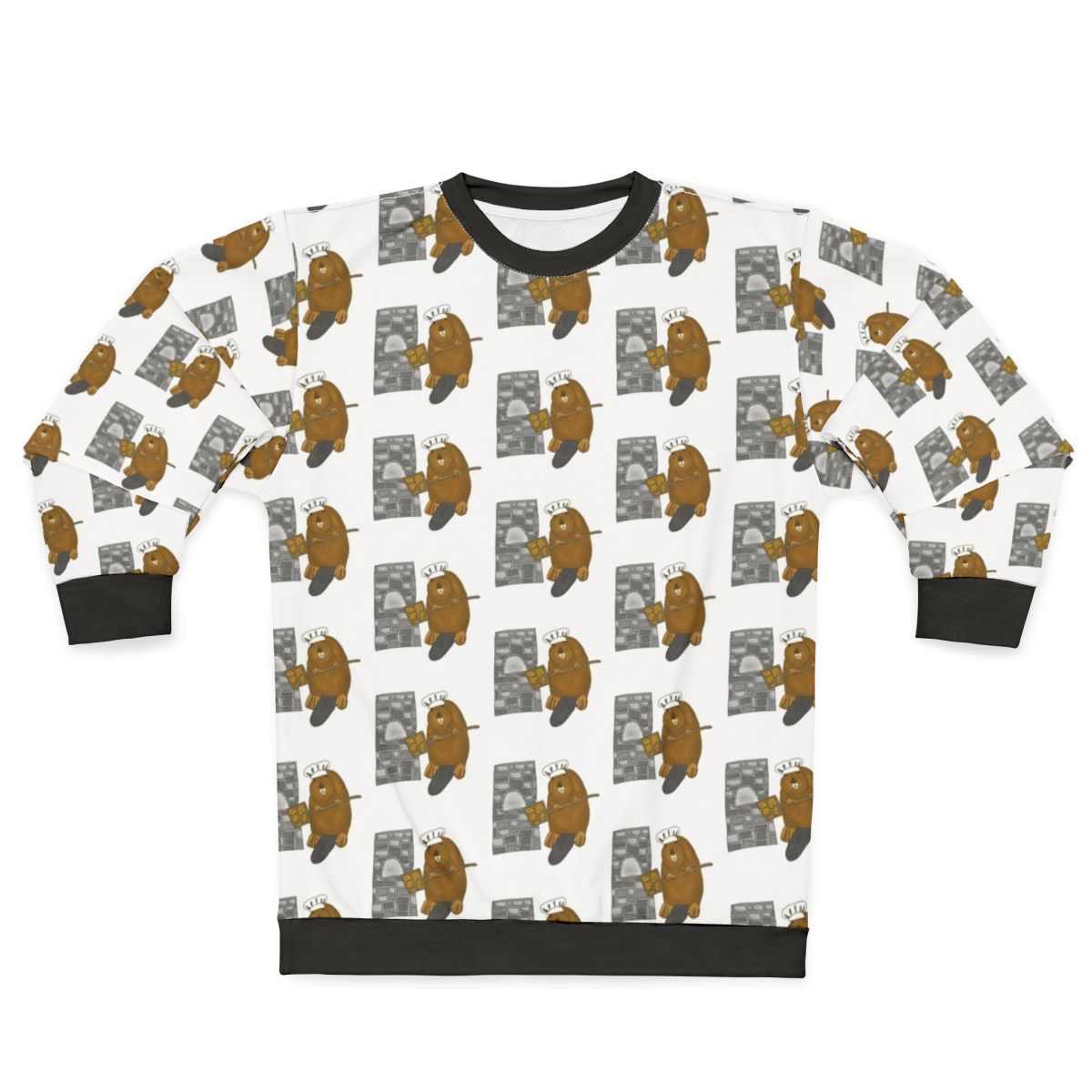 Baking Beaver Occupational Animal Sweatshirt