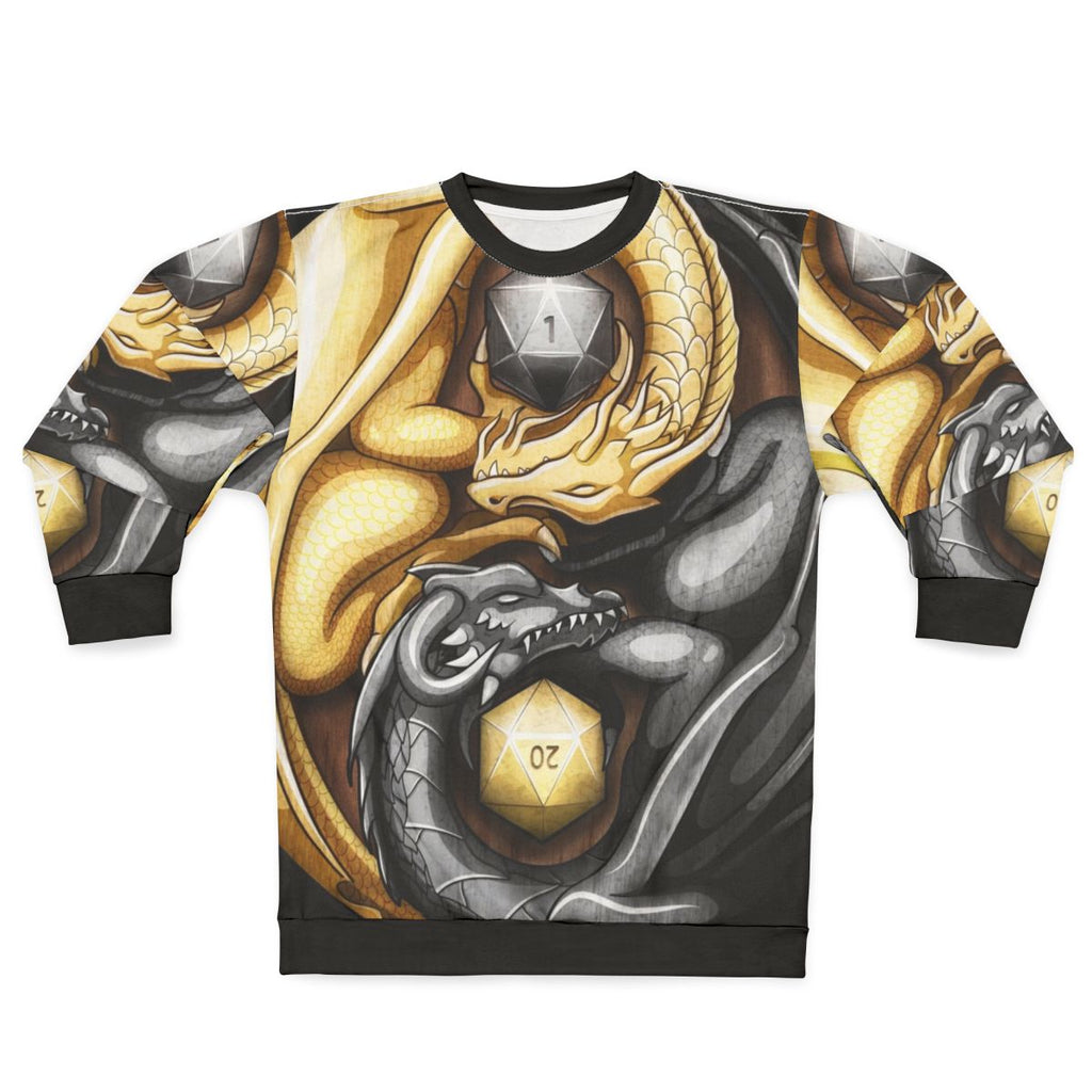 Balanced Dragons D20 Sweatshirt - Dungeons & Dragons Gaming Merchandise