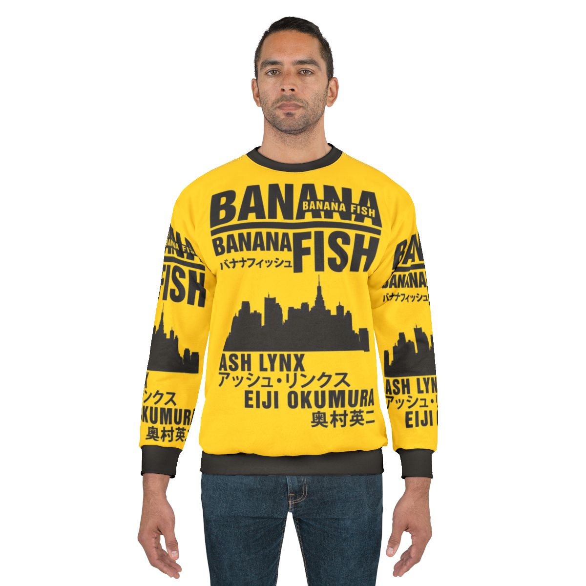 Banana Fish Anime Sweatshirt featuring Ash Lynx and Eiji Okumura