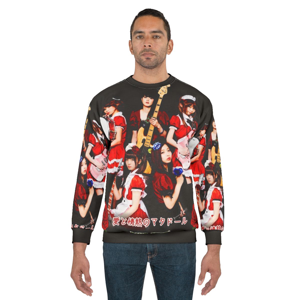 Band Maid Red Flower Sweatshirt