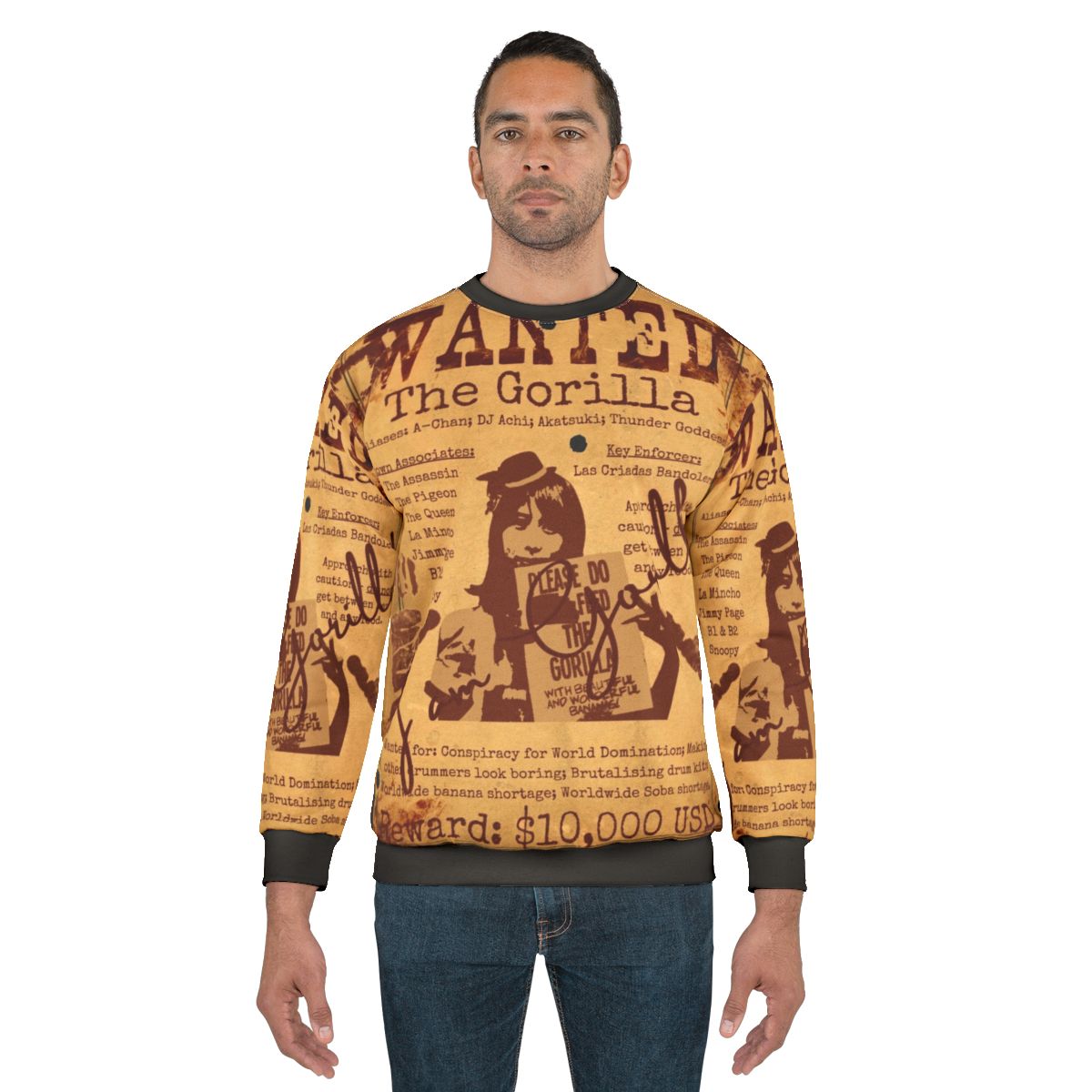 Band Maid "The Gorilla" Wanted Poster Sweatshirt