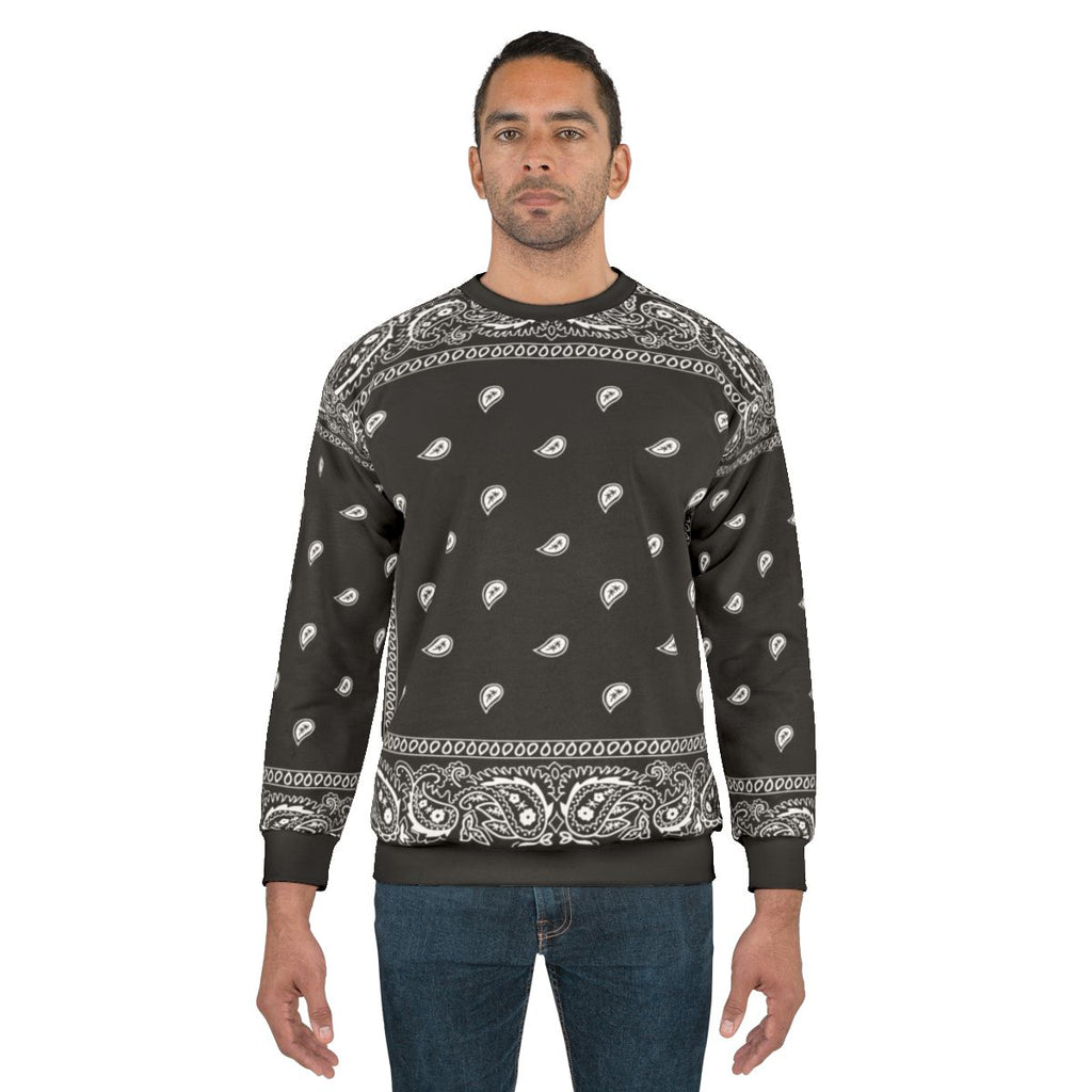 Urban Black Bandana Sweatshirt