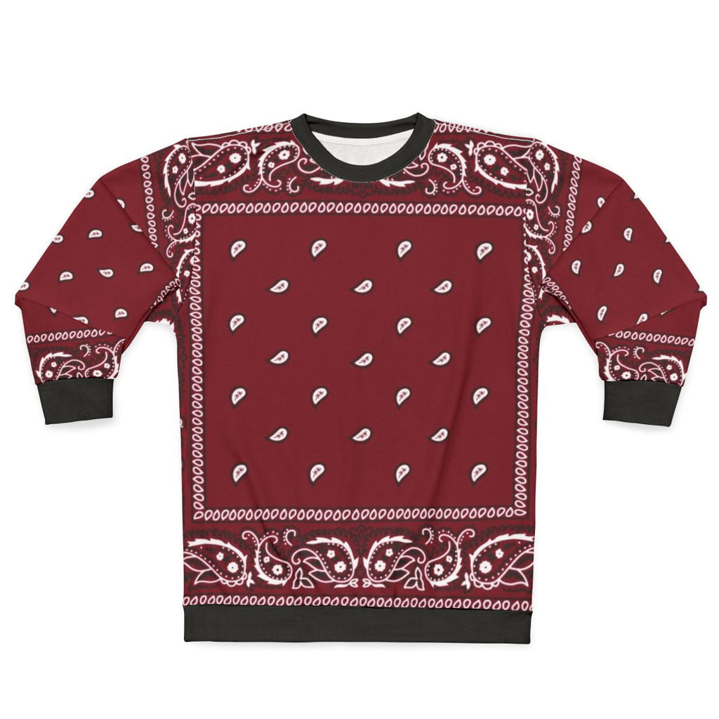 Bandana Burgundy Sweatshirt
