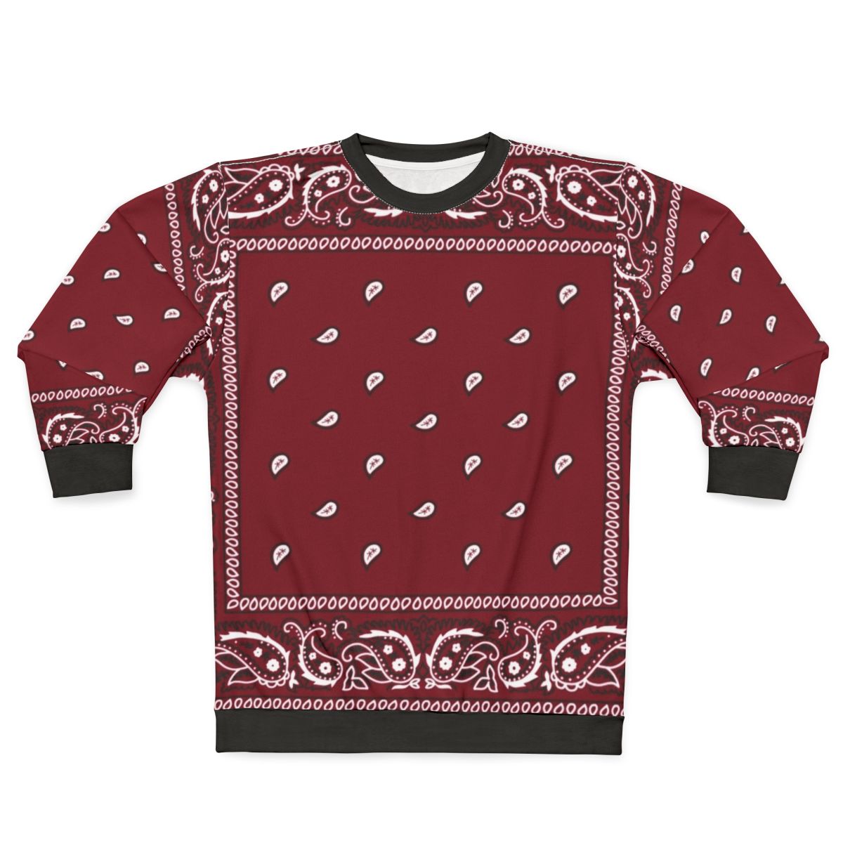 Bandana Burgundy Sweatshirt