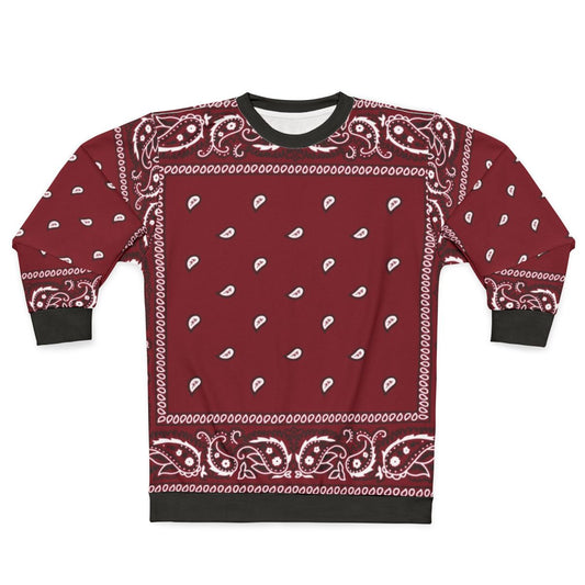 Bandana Burgundy Sweatshirt