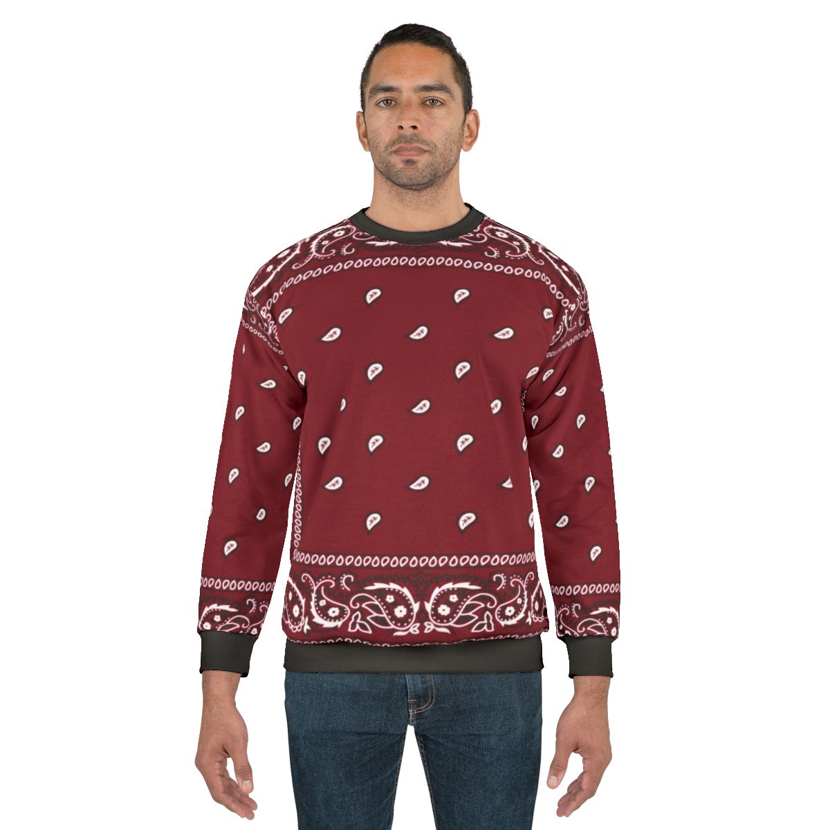 Bandana Burgundy Sweatshirt