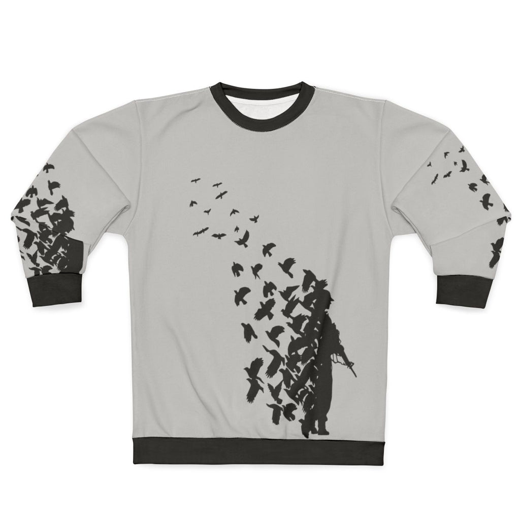 Banksy Sweatshirt with Graffiti Art Design