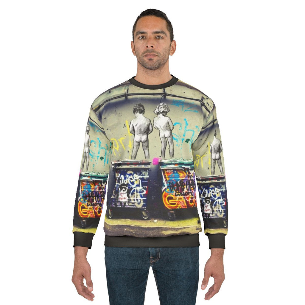 Banksy "Chill the Duck Out" Satirical Sweatshirt
