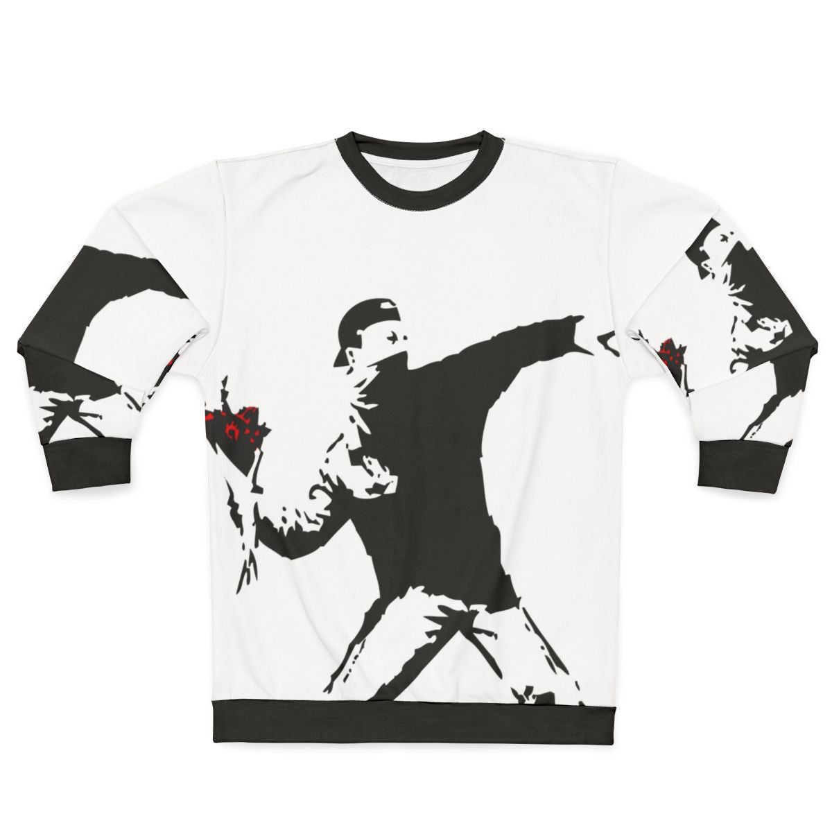 Banksy Flower Thrower Sweatshirt