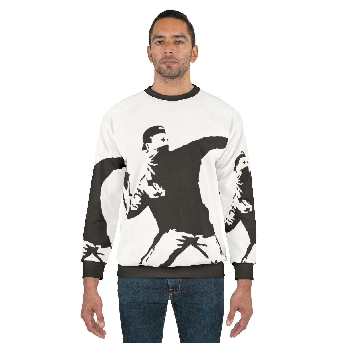 Banksy Flower Thrower Sweatshirt
