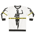 Banksy Marathon Runner Police Line Urban Art Sweatshirt
